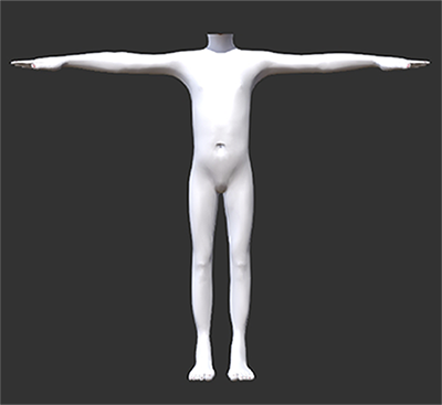 ダンスキャラ 素体モデル1