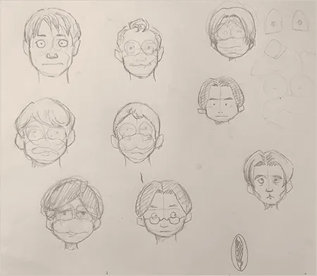 ダンスキャラ イラスト1