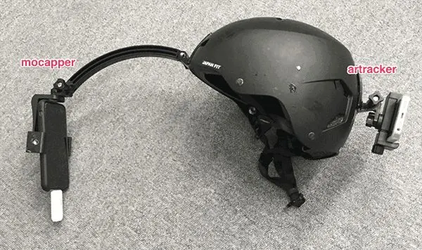 表情キャプチャヘルメット